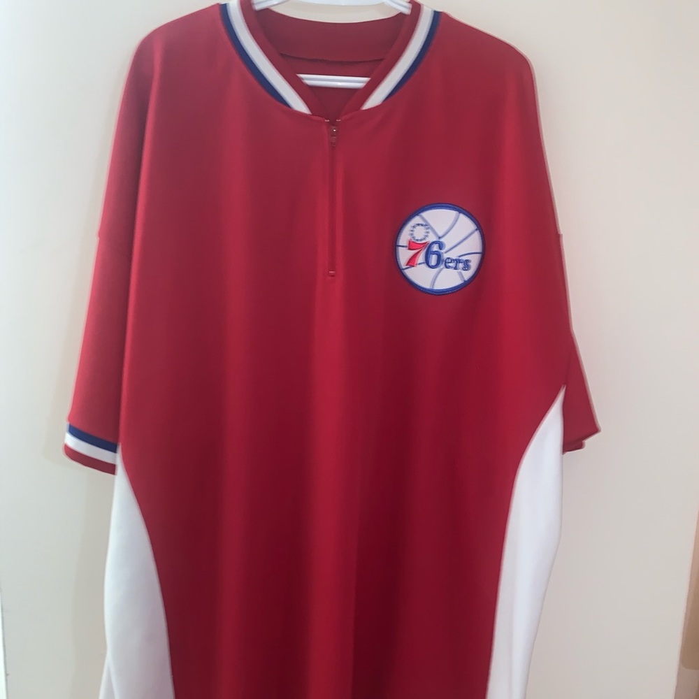 Mitchell & Ness Sixers Shooting Shirt